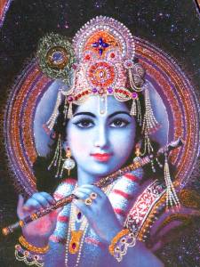 Krishna, image from http://www.bedandchai.com/blog/krishna-janmashtami/